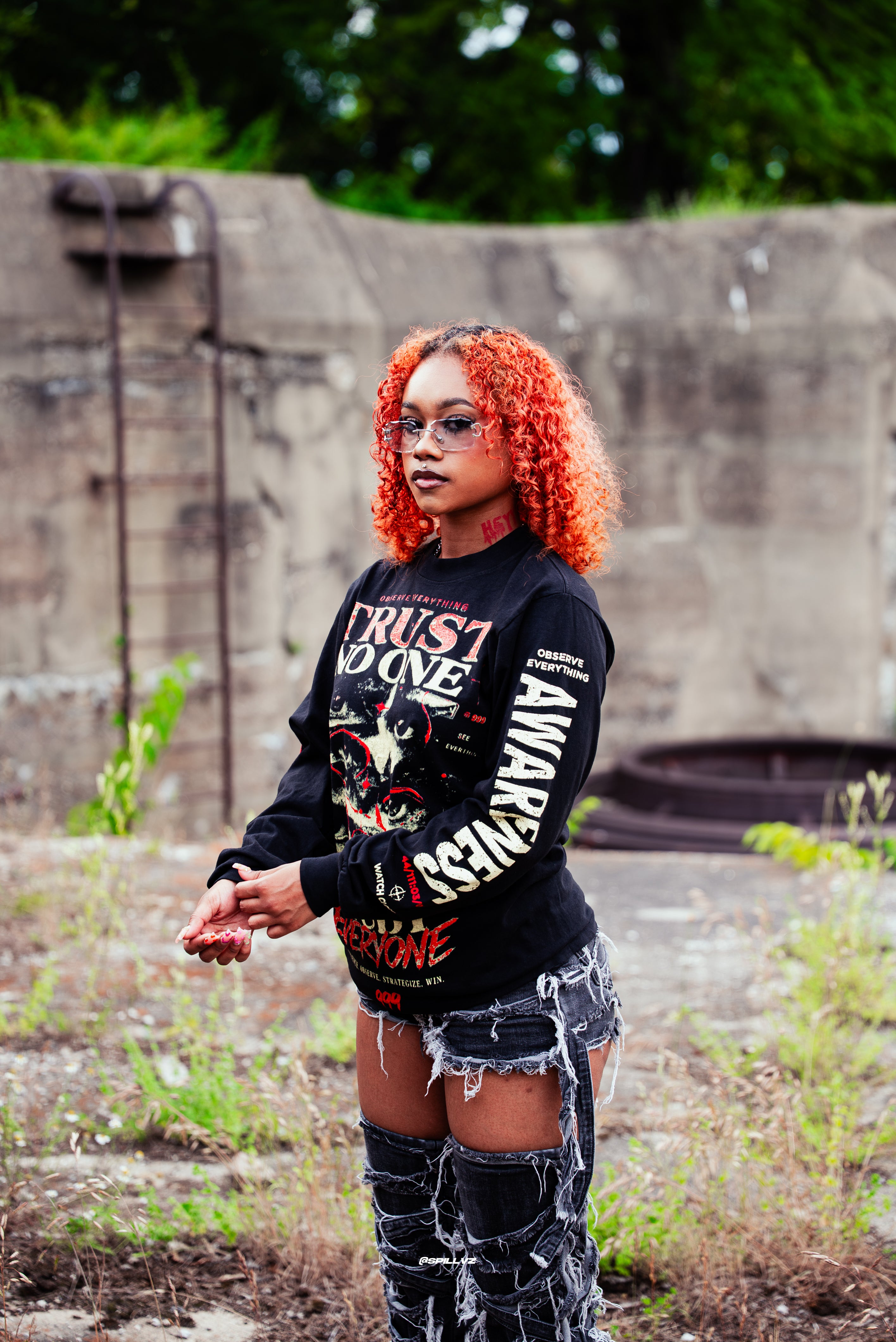 Awareness T-Shirt Long Sleeve Black